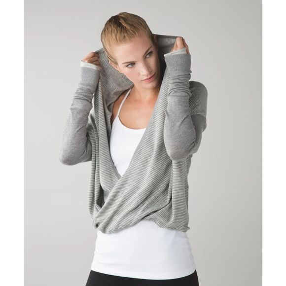 Rare‎ Lululemon Women’s Iconic Wrap | Dark Heather Grey | Size 6 Discontinued - Picture 7 of 7